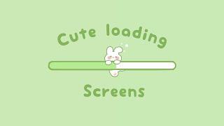 10 Cute Loading Screens  Free  No credits needed 🍡 [upl. by Dahlstrom]