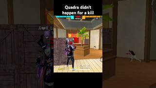 Quadra didnt happen for a kill freefire shorts youtubeshorts shortfeed sweetkiller [upl. by Carrol]