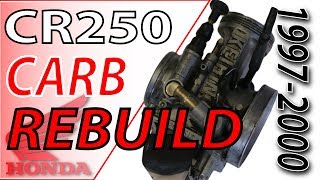 Keihin Carb Rebuild  19972000 Honda CR250  Fix Your Dirt Bikecom [upl. by Neibart920]