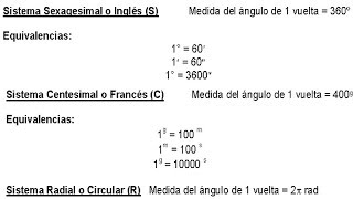 SISTEMAS SEXAGESIMAL CENTESIMAL Y RADIAL EJERCICIOS RESUELTOS [upl. by Yahsram]