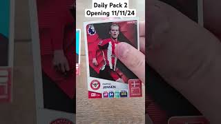 Adrenalyn XL 2025 Premier League Cards Opening Pack 77 adrenalynxl footballcards panini [upl. by Noskcaj793]