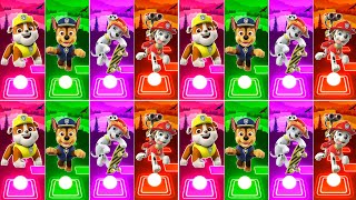 Chase Paw Patrol 🛑 Skye 🛑Tracker Paw Patrol 🛑Paw Patrol Rocky  Tiles Hop Edm Rush⚡Gameplay [upl. by Hcirteid]