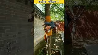 শাওলেন মং হওয়ার জন্য কঠোর পরিশ্রম🥲  Hard work to become a Shaolin Mongshortsentertainment [upl. by Lara910]