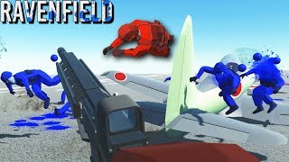 Ravenfield FUNNY Slow Motion Kamikazi Plane attacks Ravenfield Secret Weapons Gameplay Beta 6 [upl. by Latsryc]