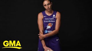 Phoenix Mercury WNBA guard Diana Taurasi pays tribute to her friend Kobe Bryant [upl. by Nivlem]