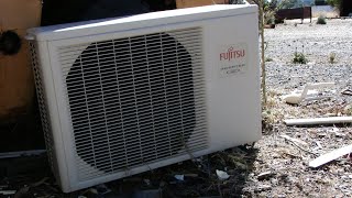 Smashing a Fujitsu AOTR12LCC Inverter Air Conditioner [upl. by Aticilef320]