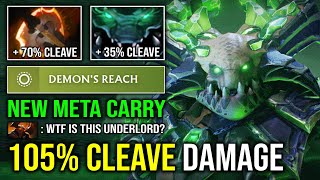 NEW META 105 Cleave Demon Reach Facet 1v5 Battle Fury Echo Sabre Right Click Underlord Dota 2 [upl. by Chouest]