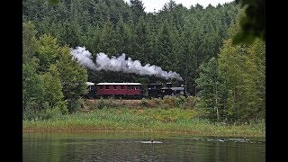 Damp ved Veteranbanen BryrupVrads  Sommer 2018 [upl. by Horatia]