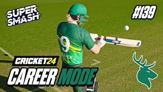 CRICKET 24  CAREER MODE 139  SUPER SMASH DEBUT bumper episode [upl. by Emyle]