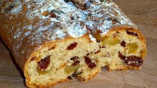 Christstollen Weihnachtsstollen selber machen einfach Kochen Stollen Weihnachten BackRezept 12 [upl. by Estas852]