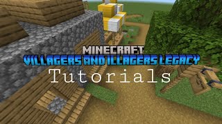 Villagers And Illagers Legacy Addon 120  Tutorial [upl. by Atalayah]