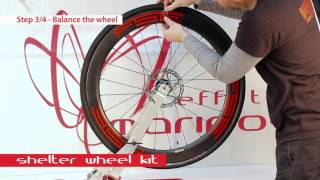 Set up your new wheels with Effetto Mariposa balance the wheel and add sealant [upl. by Riddle]