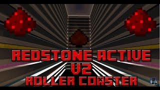 Redstone Active v2  A Minecraft Roller Coaster [upl. by Keeler]