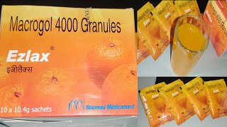 How to Use Ezlax Sachets  Macrogol 4000 Granules EZLAX Sachets Kab Aur Kaise Use Kare [upl. by Oynotna]