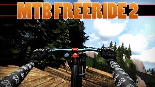 MTB Freeride 2  Test Build 3  Novos Mapas e Teste de Crash [upl. by Leahcimsemaj]