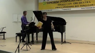 Serena Basandella  Johann Wilhelm Hertel Concerto  1 in Eb Maj [upl. by Yenittirb]