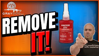 Loctite Red Removal Dont FEAR the RED [upl. by Ydne]