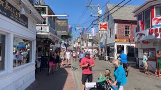 LIVE Walk in Provincetown  Cape Cod MA 862023 Walking Tour of Commercial Street [upl. by Assilram840]