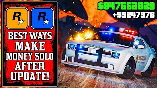 Its Secretly LUCRATIVE BEST WAYS To Make Money SOLO After UPDATE in GTA Online GTA5 Fast Money [upl. by Apeed]