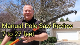 VEVOR Manual Pole Saw Review [upl. by Vaclav]