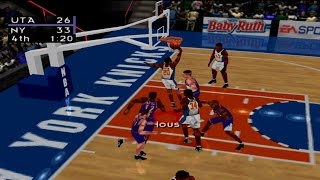 NBA Live 98 Gameplay Exhibition Mode PlayStation [upl. by Hadik211]