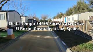 Newly Listed Delta Tempo Static Caravan Holiday home in El Rocio Costa de la Luz Spain [upl. by Deeas724]