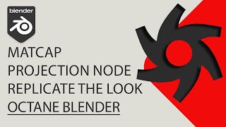 Replicate Matcaps with the Matcap Projection node  Blender Octane [upl. by Airyt130]