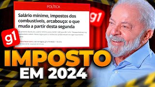 AUMENTO DE IMPOSTOS PARA 2024  O QUE FAZER [upl. by Kenweigh]