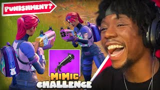 FORTNITE MIMIC CHALLENGE  Will I WIN or take the PUNISHMENT [upl. by Penn]