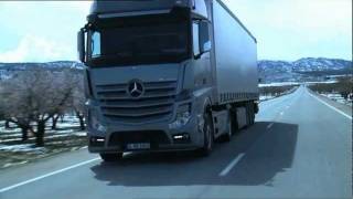 New MercedesBenz Actros 2011  Truck Video [upl. by Kingdon41]