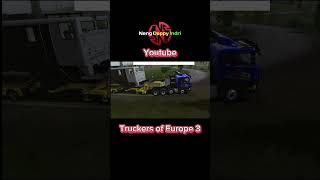 Truckers of Europe 3  The Heavy Load Caused The Truck to Slip heavyloadtruck toe3update shorts [upl. by Sixele541]