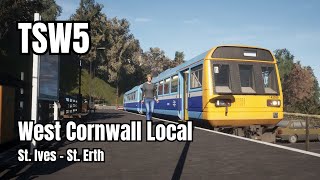 TSW54KWest Cornwall Local  St Ives  St Erth [upl. by Marzi]