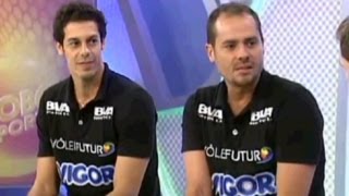 Lorena e Ricardinho do Vôlei Futuro falam sobre a final da Superliga Masculina de Volei [upl. by Assylla]