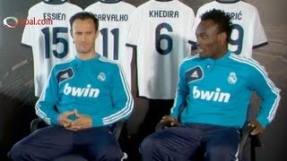 Life at Real Madrid  Essien Carvalho Modric and Khedira interview [upl. by Atnohs]