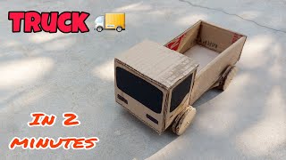 How To Make RC Tipper Truck From Cardboard  Very Simple  The Crafts Crew [upl. by Mosra102]