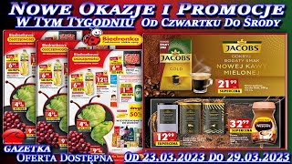 Biedronka Nowa Gazetka Promocyjna Od Czwartku 23032023  W Tym Tygodniu  Nowe Okazje i Promocje [upl. by Orvan988]