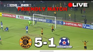 HUGE WINNING▪︎Watch All Goals Kaizer Chiefs 51 Maritzburg Utd Today Friendly Match [upl. by Ahcsropal]