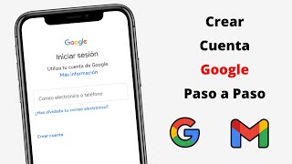 Cómo crear cuenta de google en celular  Crear un correo electrónico gmail paso a paso  2023 [upl. by Ettigirb]