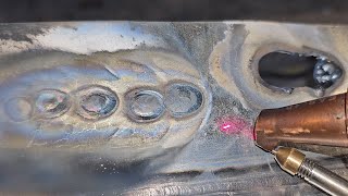 Is it possible to weld galvanized sheet without wire [upl. by Lonyer]