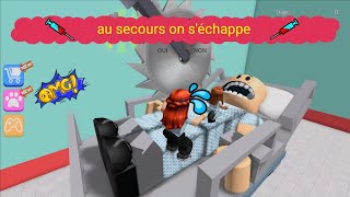 Roblox on s échappe de l hôpital [upl. by Brose]