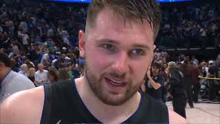 Luka Doncic PostGame Interview  Oklahoma City Thunder vs Dallas Mavericks [upl. by Leaj]