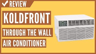 Koldfront WTC8002WCO 8000 BTU 115V Through the Wall Air Conditioner Review [upl. by Schroth]