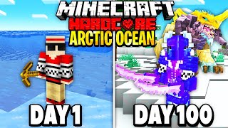 I Survived 100 Days in the ARCTIC OCEAN on Hardcore Minecraft Heres What Happened [upl. by Anial518]