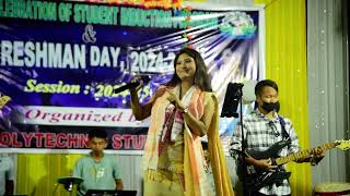 Guwahati sarialiBijni Chirang polytechnic collegeFreshman social day Live [upl. by Grath]