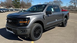 2024 Ford F150 XLT Powerboost in Carbonized Gray Full Walk Around [upl. by Lawtun]