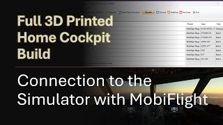 Full Home Cockpit Build  EP 05  Connection to the simulator [upl. by Nayek648]