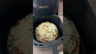 Let’s make pizza in Air Fryer Pizza in Air Fryer pizza lover airfryer shorts viralreels [upl. by Enorahs]