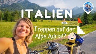 Fahrradtour mit Ebike und Hund durch Europa 14  Alpe Adria Italien [upl. by Yralam786]