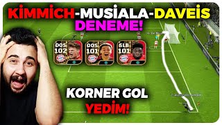 102 KİMMİCH VE 101 MUSİALA ADAVİESİ DENEDİM🔥🔥 KORNER GOL YEDİM😱 EFOOTBALL 2024 MOBİLE [upl. by Gavrielle]