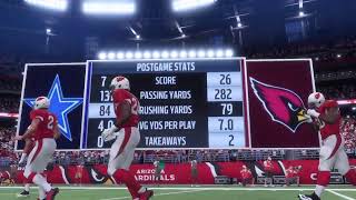 S6 W11 Cowboys vs Cardinals [upl. by Aurelea698]